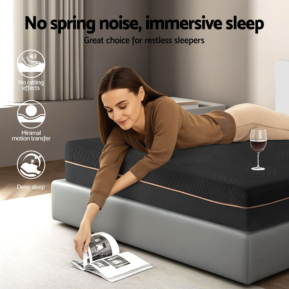 Void (King Single) Cool Gel Memory Foam Mattress – 18cm - Homecoze