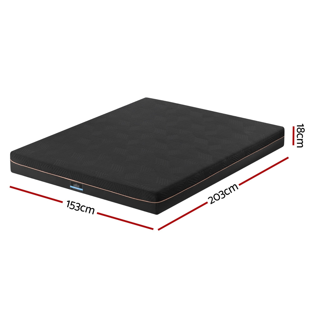 Void (Queen) Cool Gel Memory Foam Mattress – 18cm - Homecoze