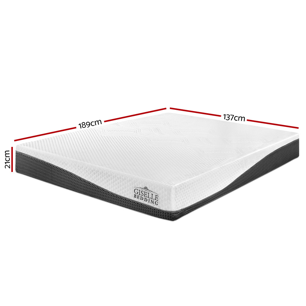 Solstice (Double) Cool Gel Memory Foam Mattress – 21cm - Homecoze