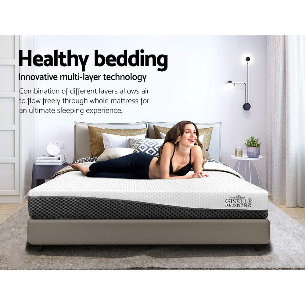 Solstice (Double) Cool Gel Memory Foam Mattress – 21cm - Homecoze