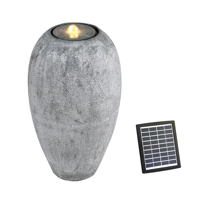 Sculptural Vase Style Solar Water Fountain - Homecoze