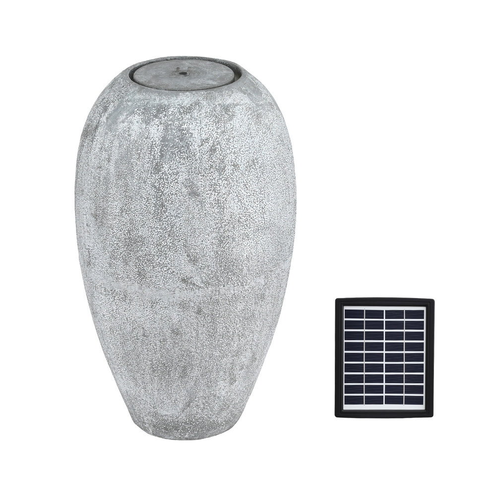 Sculptural Vase Style Solar Water Fountain - Homecoze