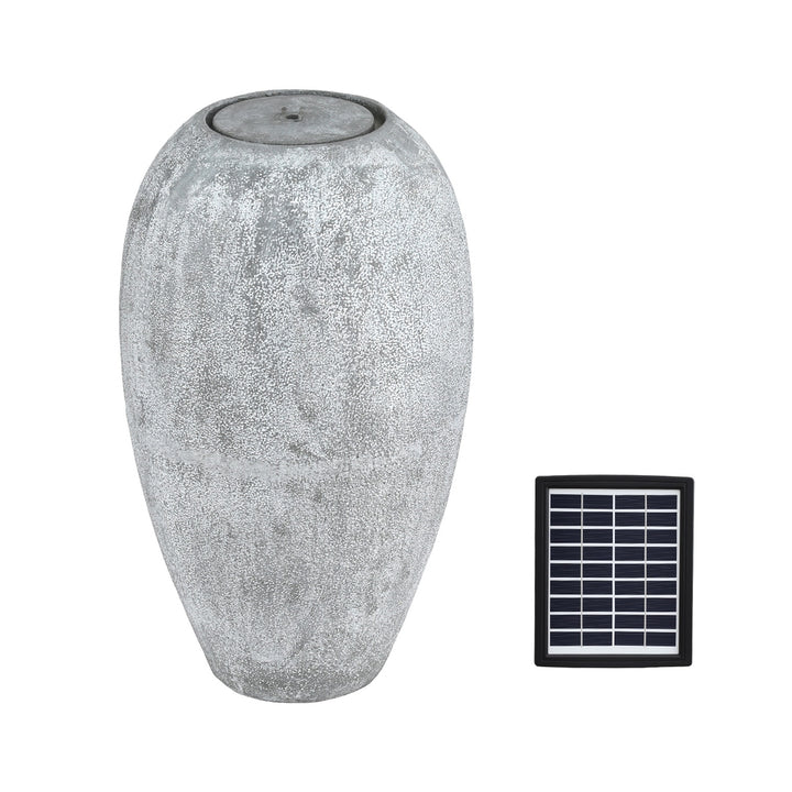 Sculptural Vase Style Solar Water Fountain - Homecoze