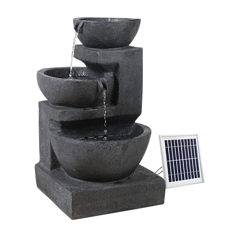 Solar Fountain with LED Lights - Homecoze