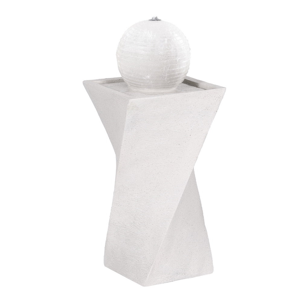 Gardeon Solar Fountain Water Feature Bird Bath Outdoor Garden LED Lights Ball 85CM - Homecoze