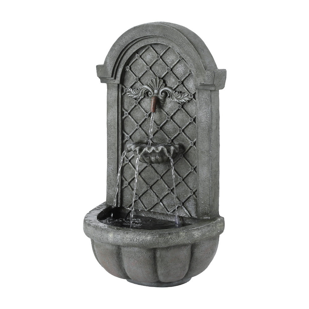 Solar Powered Water Fountain Wall Mount & Free Standing 80cm - Homecoze