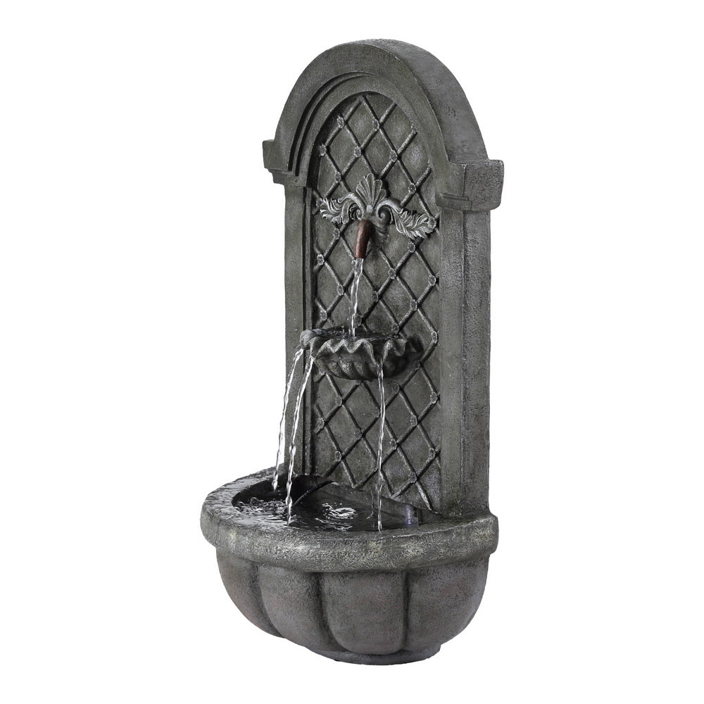 Solar Powered Water Fountain Wall Mount & Free Standing 80cm