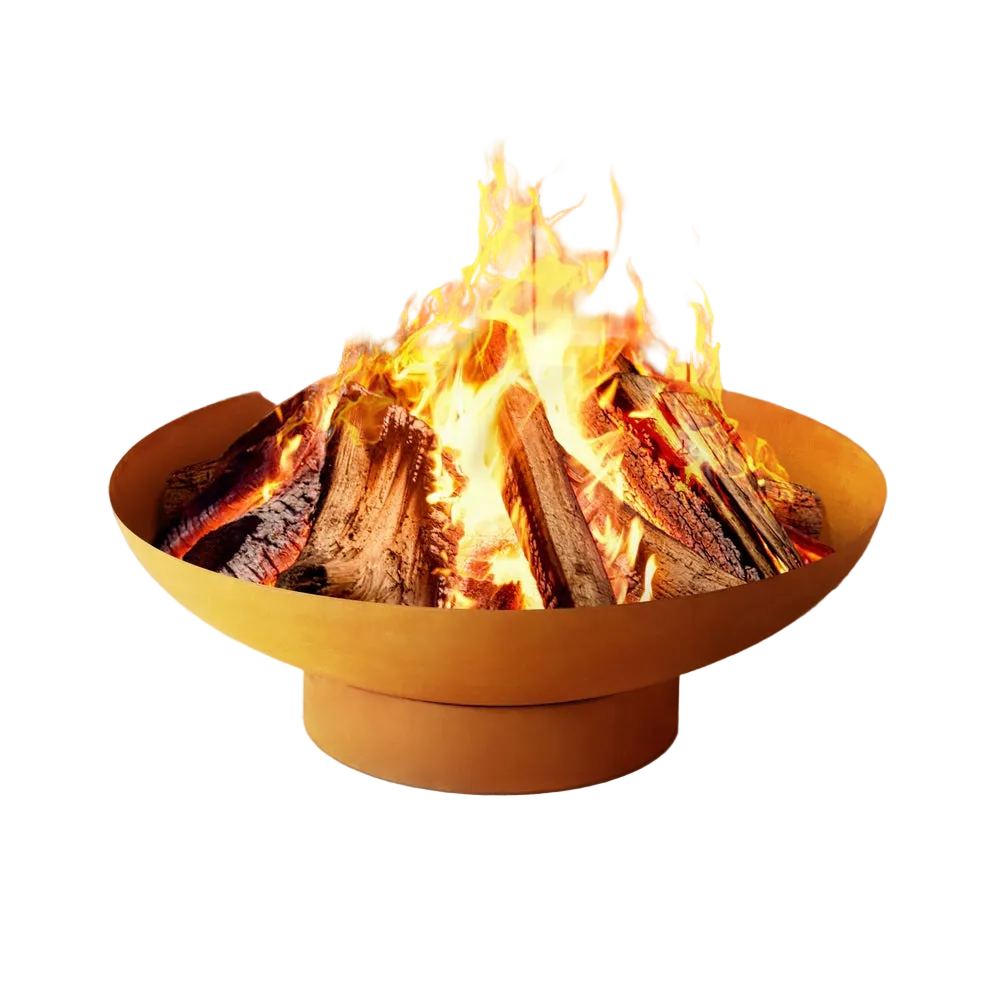 Large Fire Pit (80cm) - Oxidized Iron - Homecoze