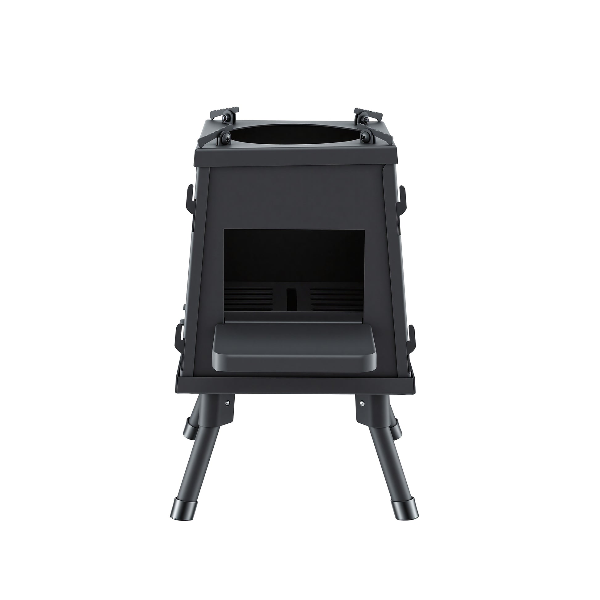 Grillz Fire Pit BBQ Portable Outdoor Fireplace Metal Camping Stove for Boiling Water, BBQ, Picnics - Homecoze
