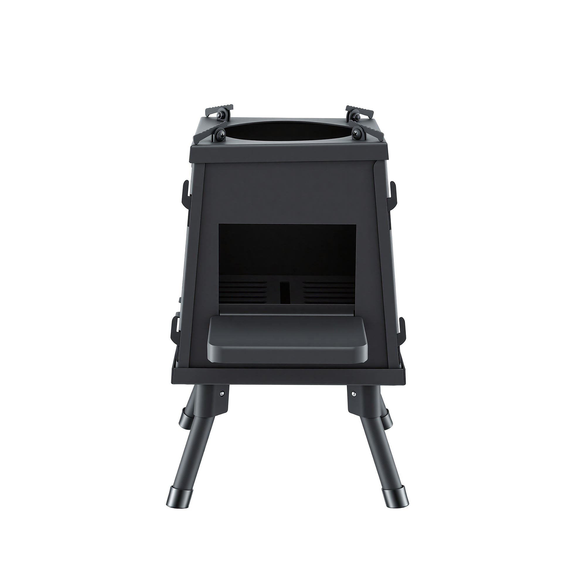 Grillz Fire Pit BBQ Portable Outdoor Fireplace Metal Camping Stove for Boiling Water, BBQ, Picnics - Homecoze