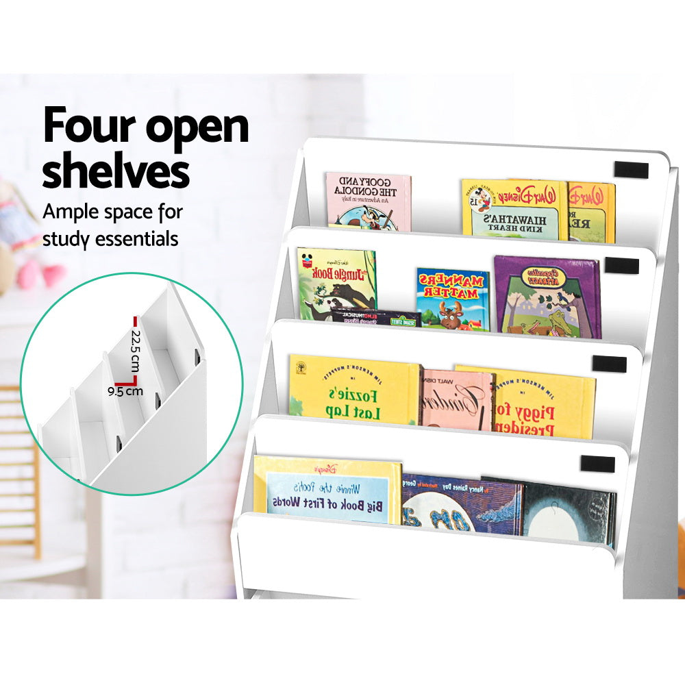 Kids Bookshelf Storage Organiser with Toy Drawer - Homecoze