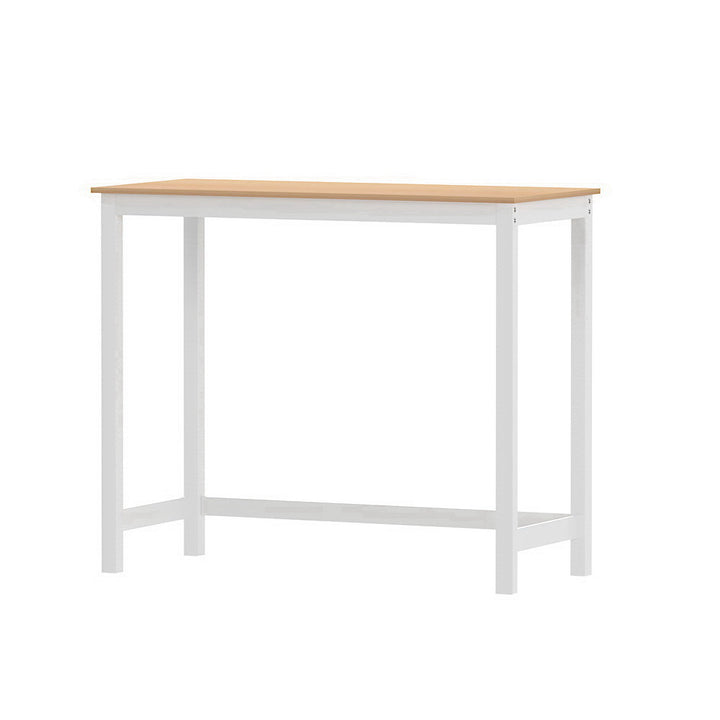 Ella Slimline Kitchen Bar Table - White - Homecoze