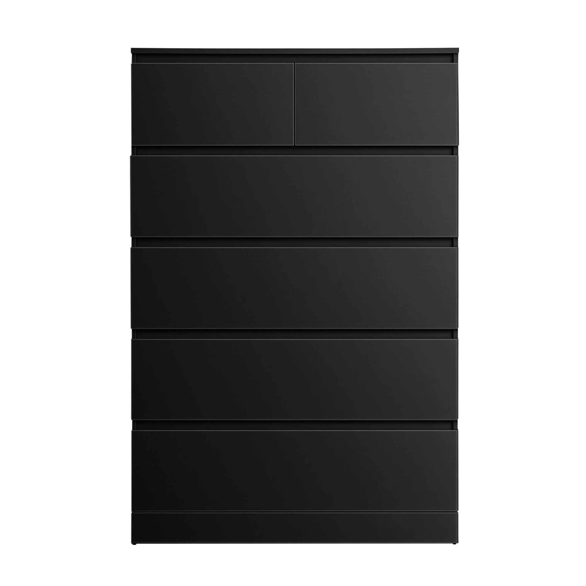 Artiss 6 Chest of Drawers Tallboy PEPE Black - Homecoze