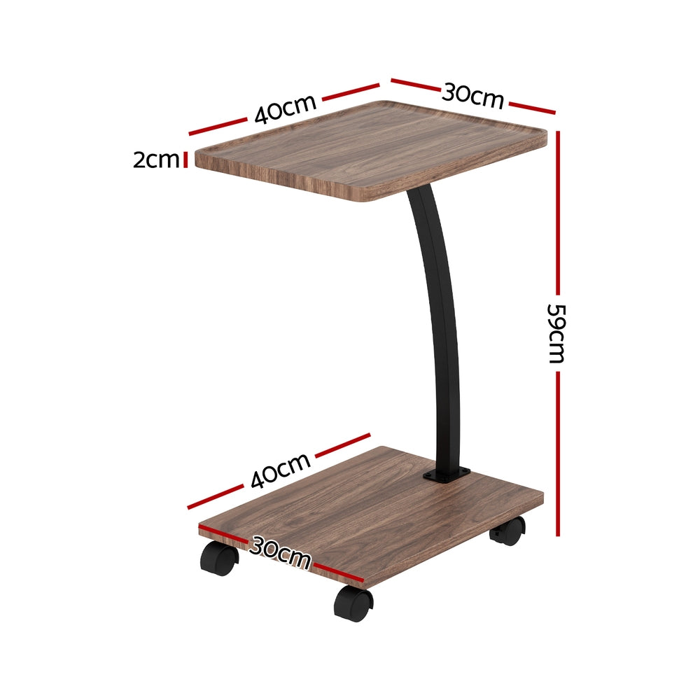 Artiss Coffee Table C Shaped - Homecoze