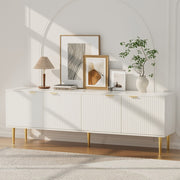 Artiss TV Cabinet Entertainment Unit Stand Storage 180CM White - Homecoze