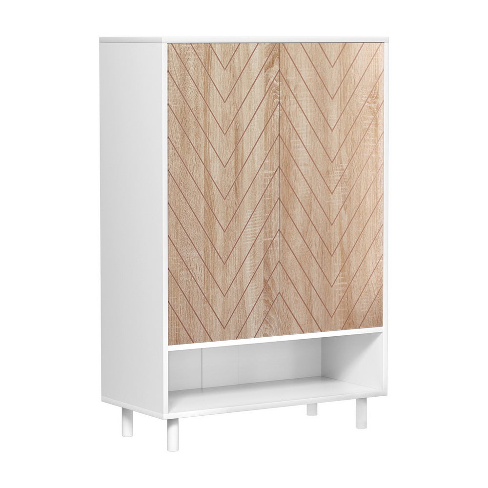 Artiss Shoe Rack Cabinet 24 Pairs 6-tier White - Homecoze