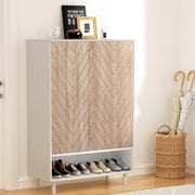 Artiss Shoe Rack Cabinet 24 Pairs 6-tier White - Homecoze