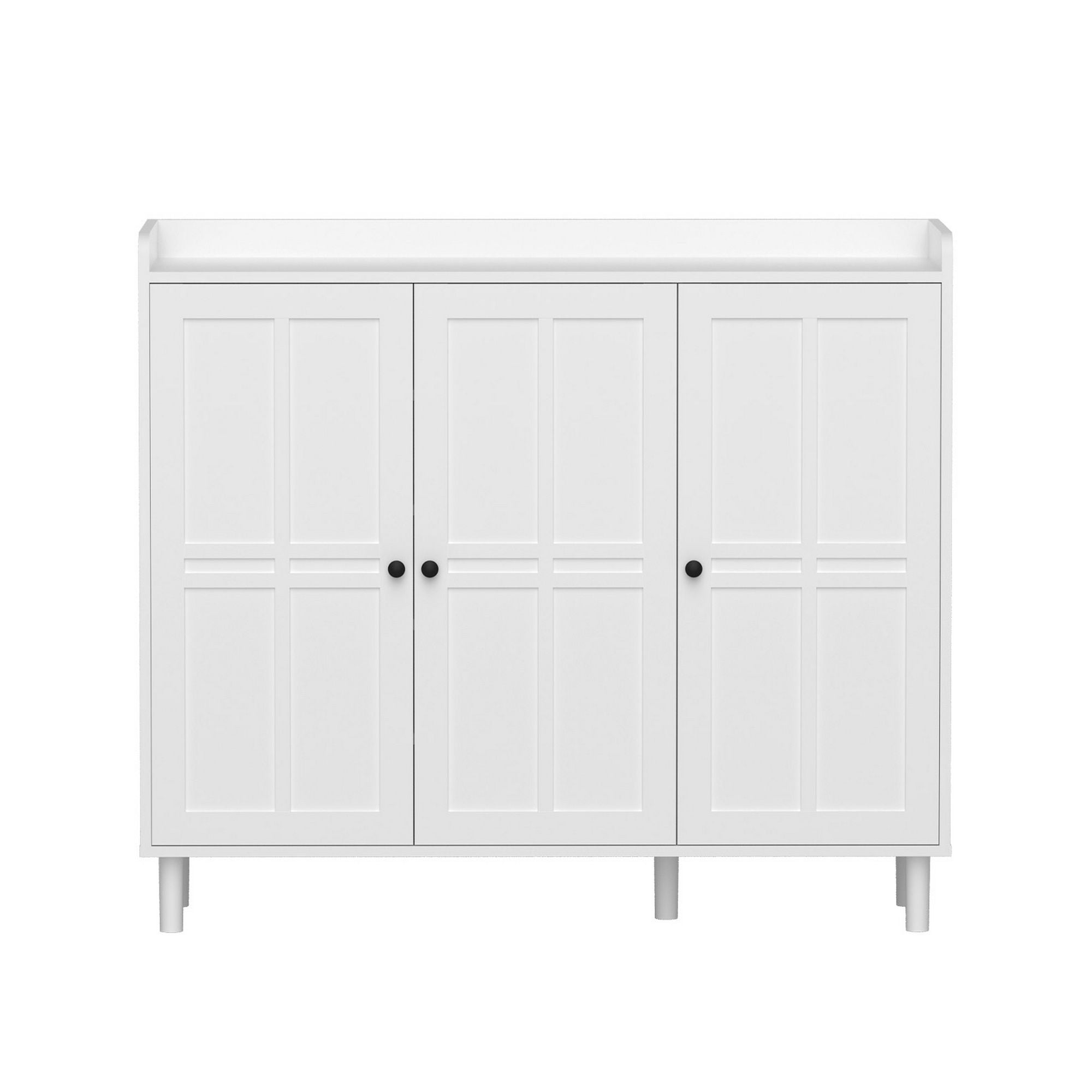 Artiss Shoe Rack Cabinet Storage Cupboard Adjustable Shelf White - Homecoze