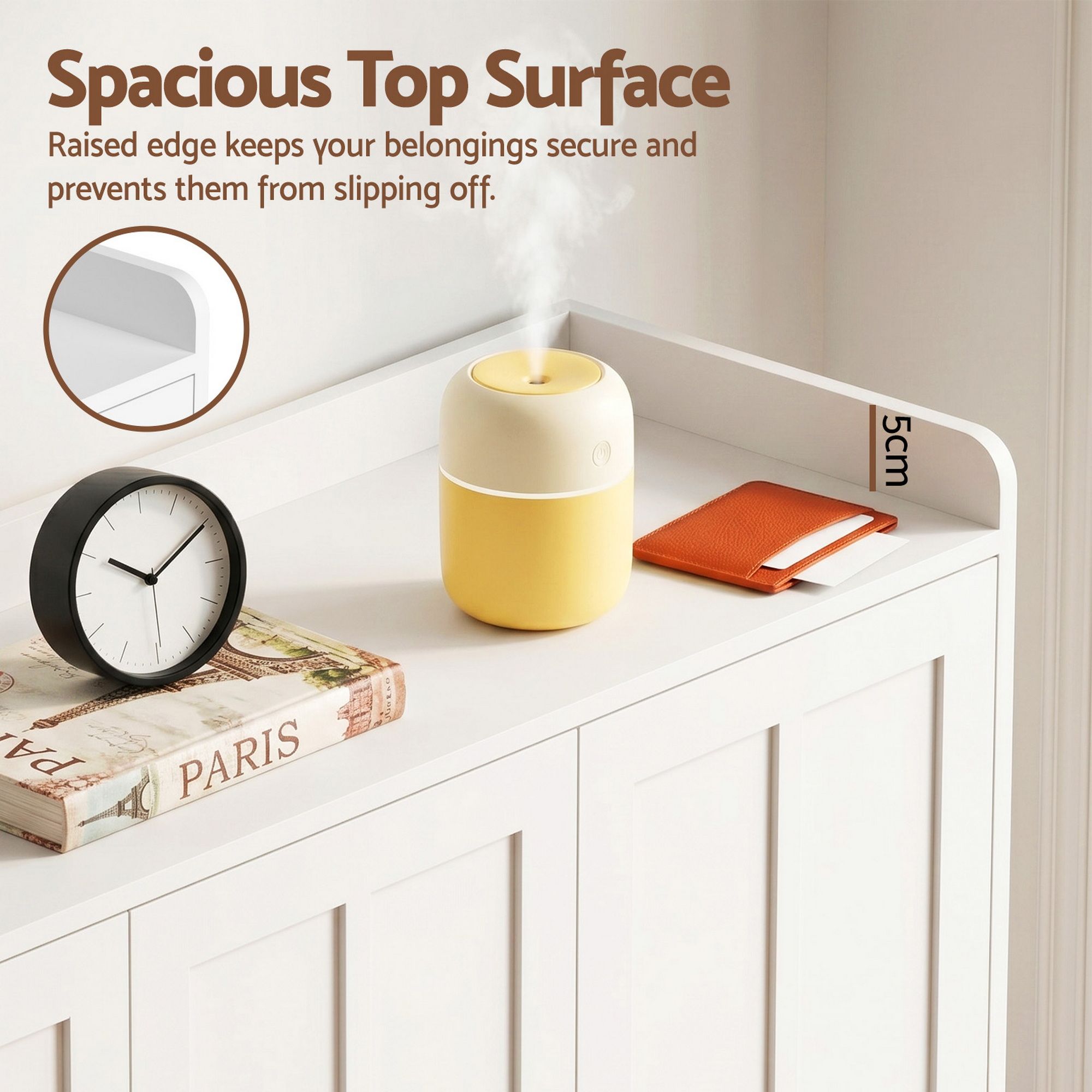 Artiss Shoe Rack Cabinet Storage Cupboard Adjustable Shelf White - Homecoze