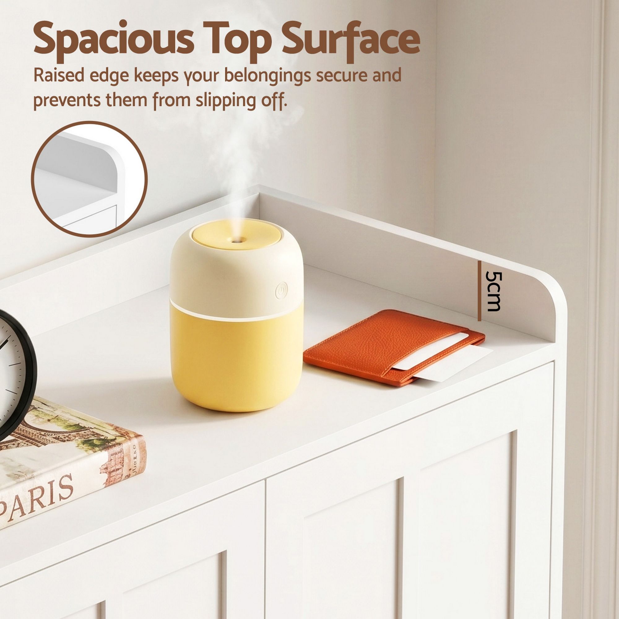 Artiss Shoe Rack Cabinet Storage Cupboard 3 Adjustable Shelves White - Homecoze