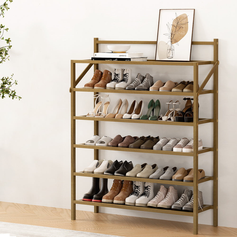 Artiss Shoe Rack 6-tier 18 Pairs Foldable - Homecoze