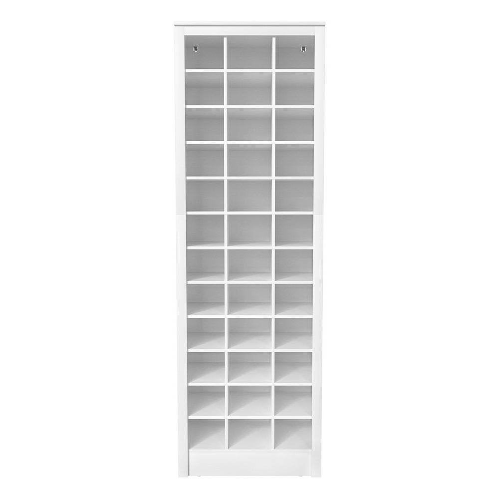 Artiss Shoe Rack 12-tier 36 Pairs Storage White - Homecoze
