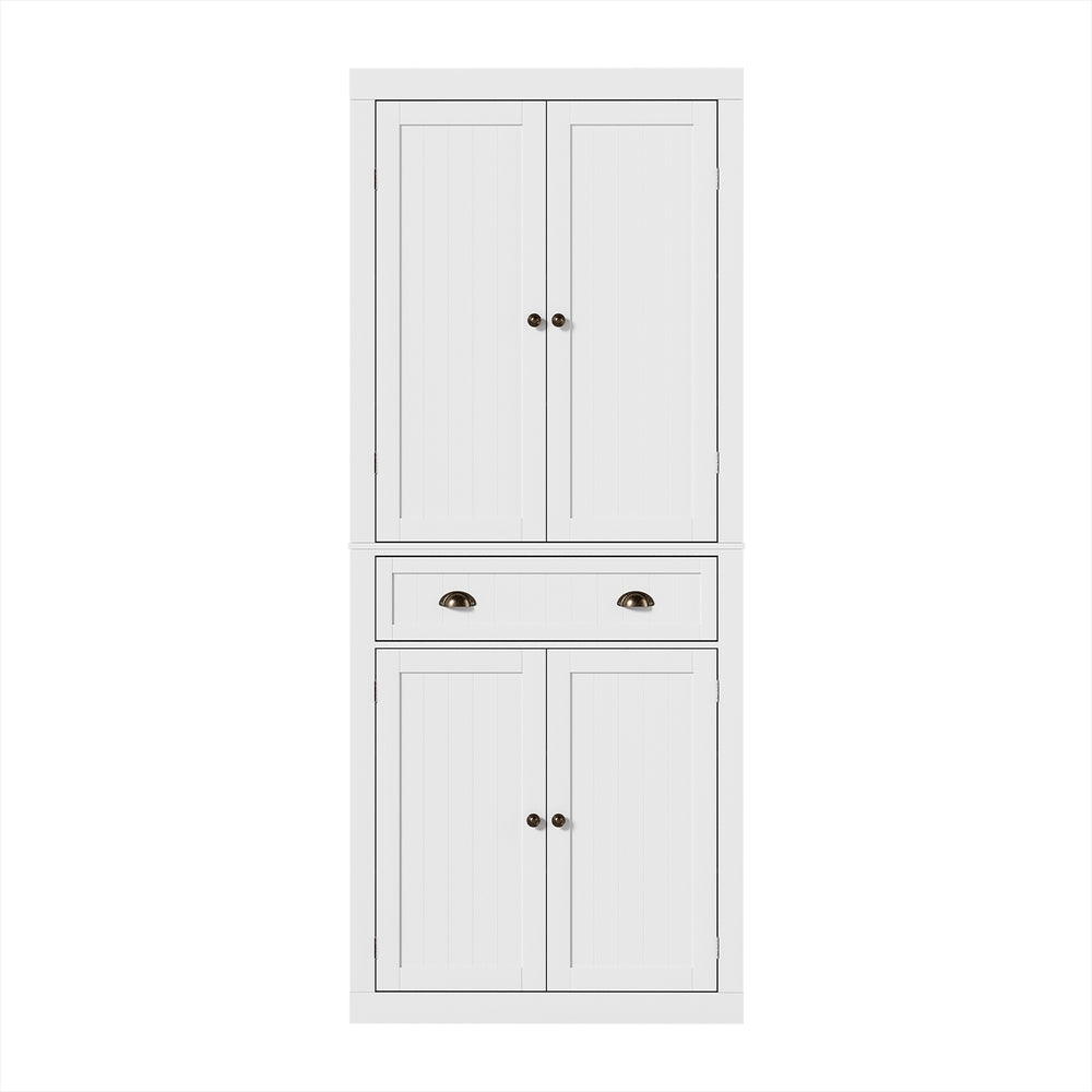 Buffet Sideboard Storage Cupboard - White - Homecoze