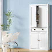 Buffet Sideboard Storage Cupboard - White - Homecoze