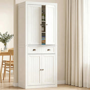 Everly Linen & Pantry Storage Cabinet - White