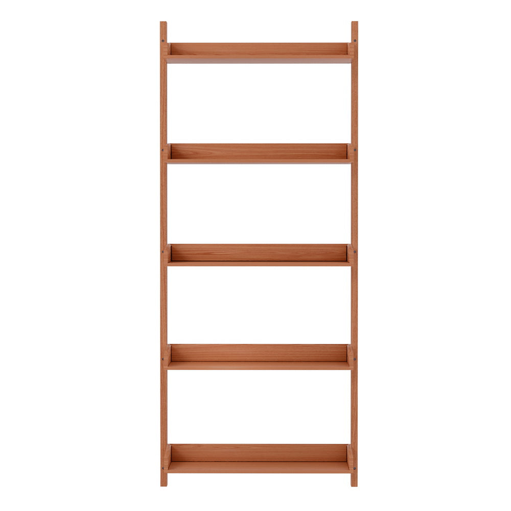 Floating Bookshelf Modern Wall Display Shelf - Oak - Homecoze