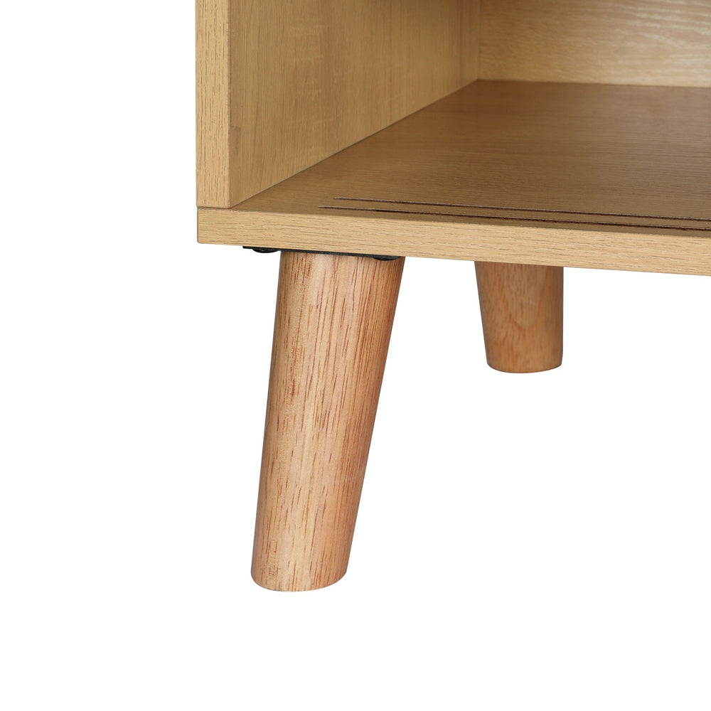 Modern Two-tone Shoe Cabinet up to 30 Pairs - Oak - Homecoze