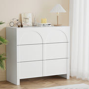 Artiss 3 Chest of Drawers Lowboy Dresser Cabinet White - Homecoze