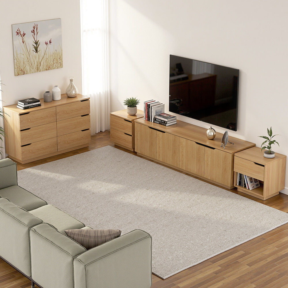 Artiss 6 Chest of Drawers Dresser Table Pine - Homecoze
