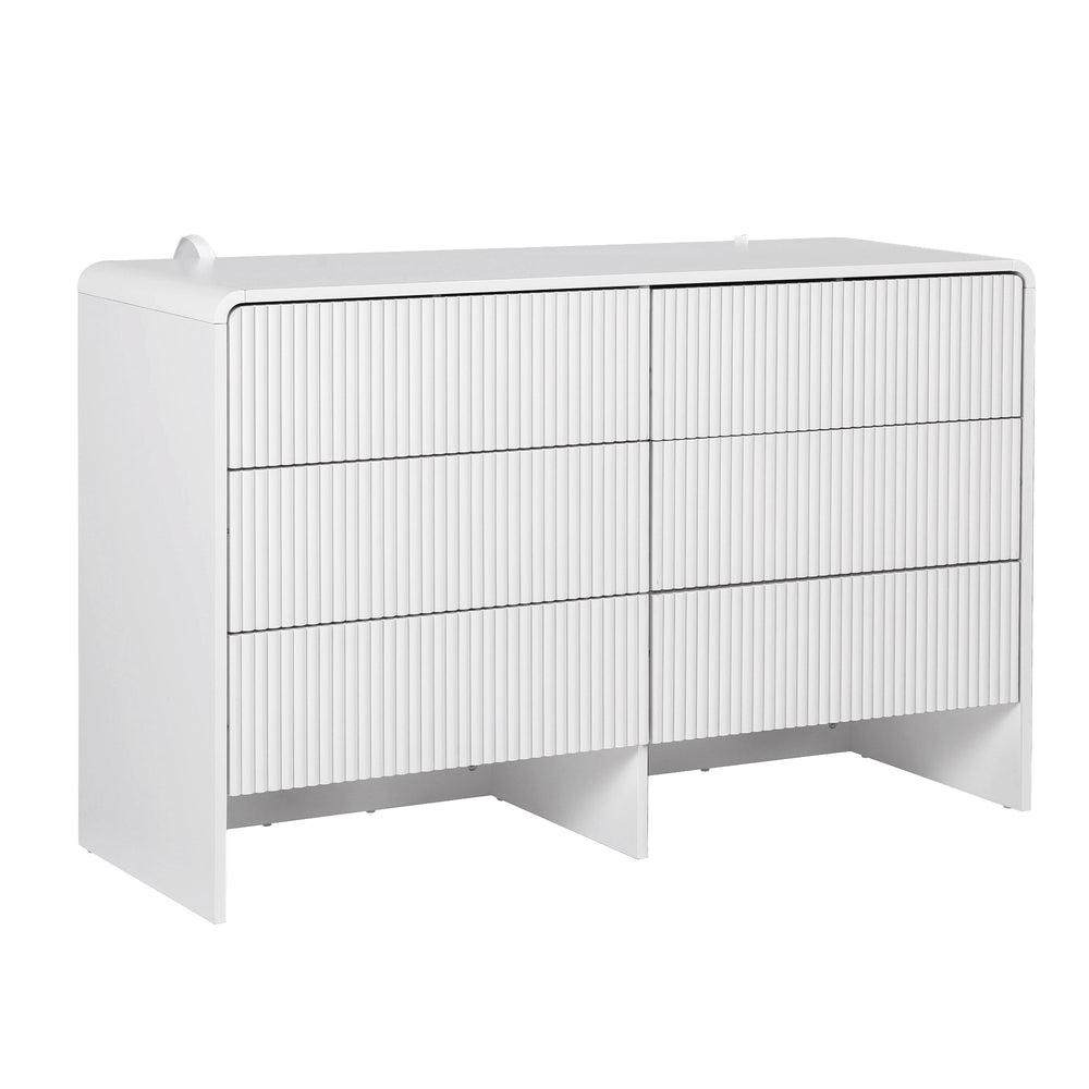 Artiss 6 Chest of Drawers Dresser Cabinet White - Homecoze