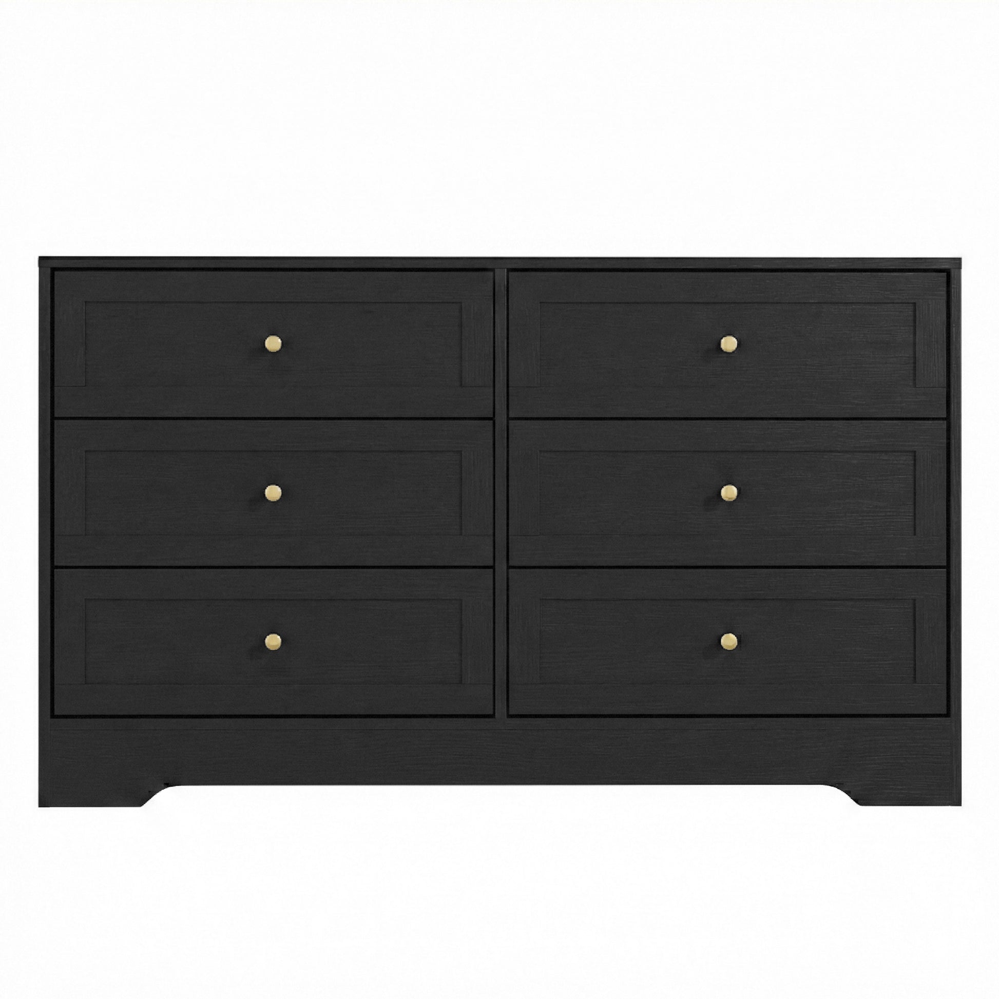 Artiss 6 Chest of Drawers Tallboy Cabinet - LEIF Black - Homecoze