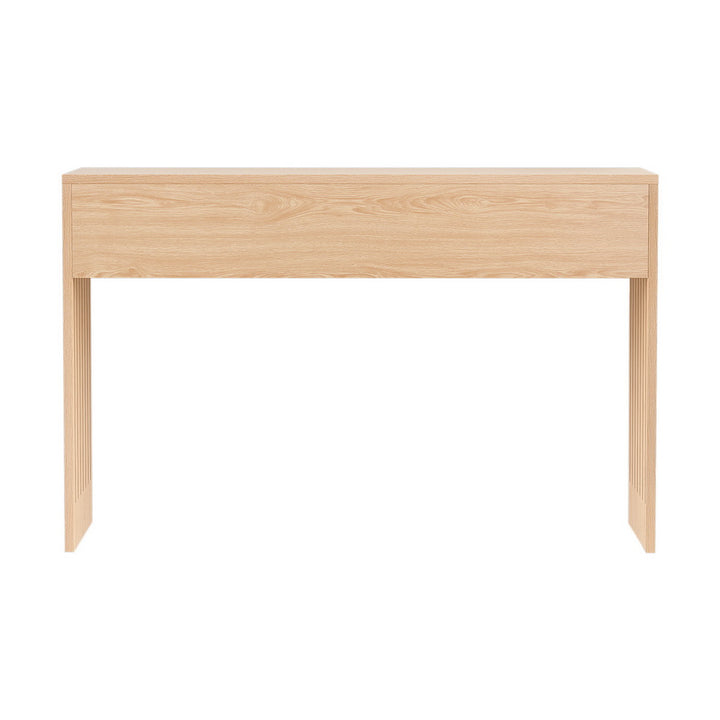 Fluted Console Hallway Table 120cm - Pine