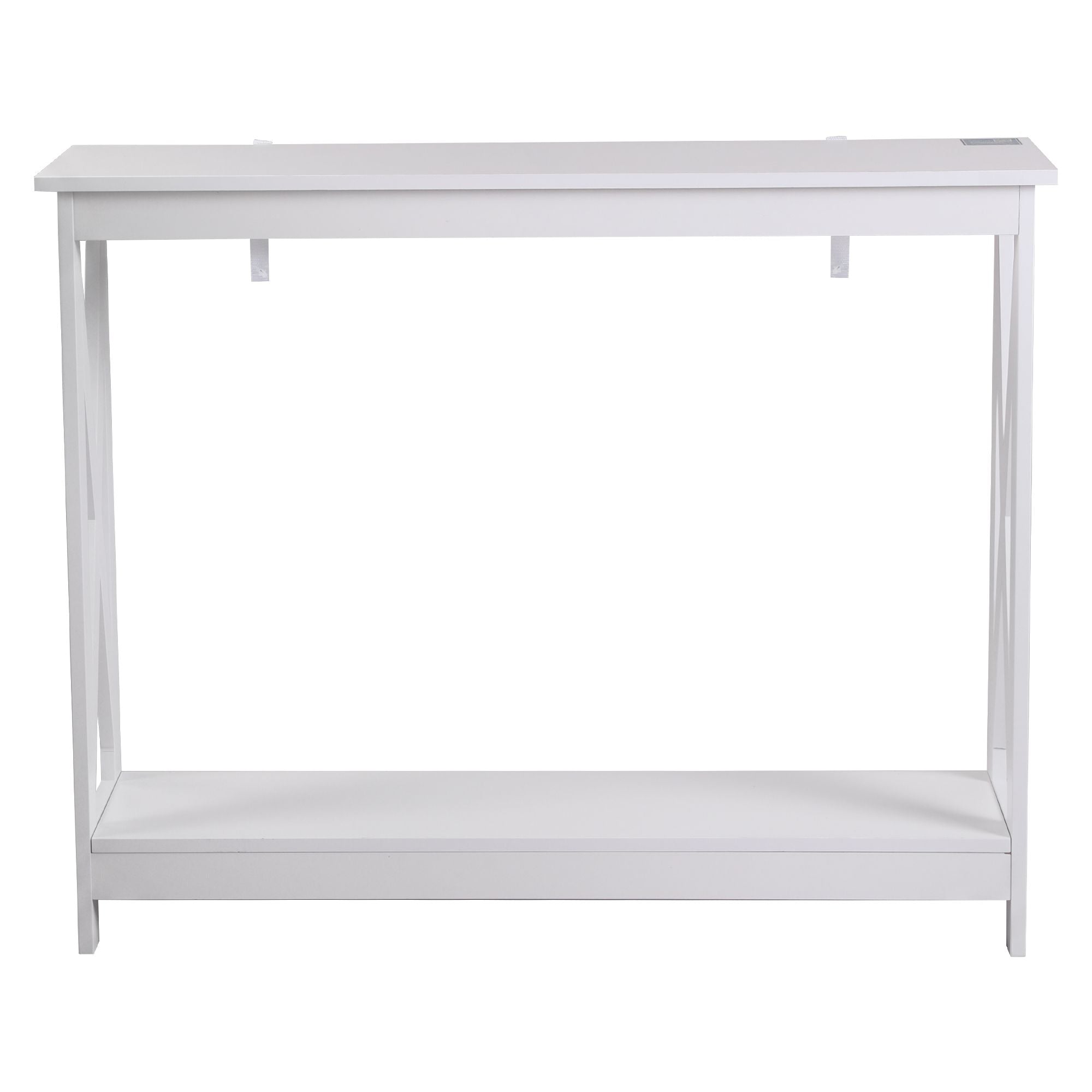 Georgia 2-Tier Console Table – White