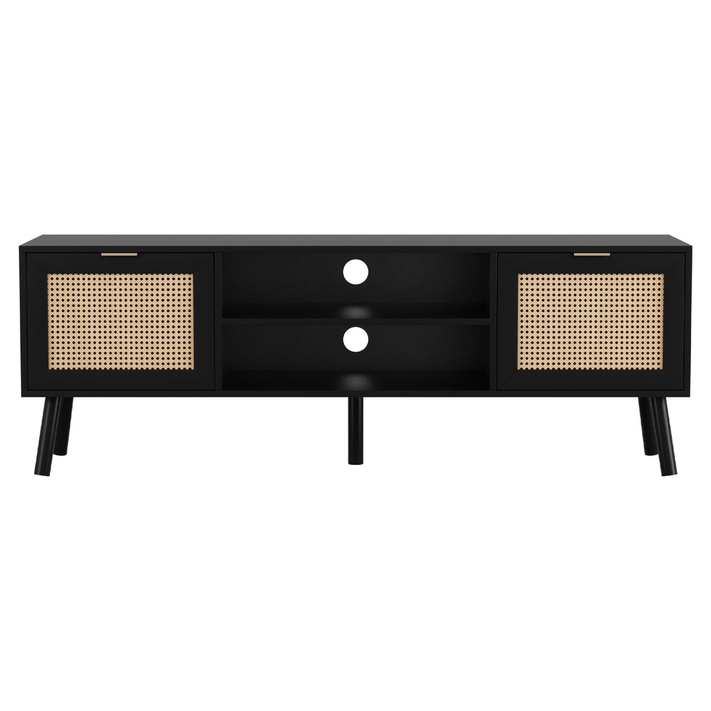 Artiss TV Unit 150cm Storage Cabinet Black - Homecoze