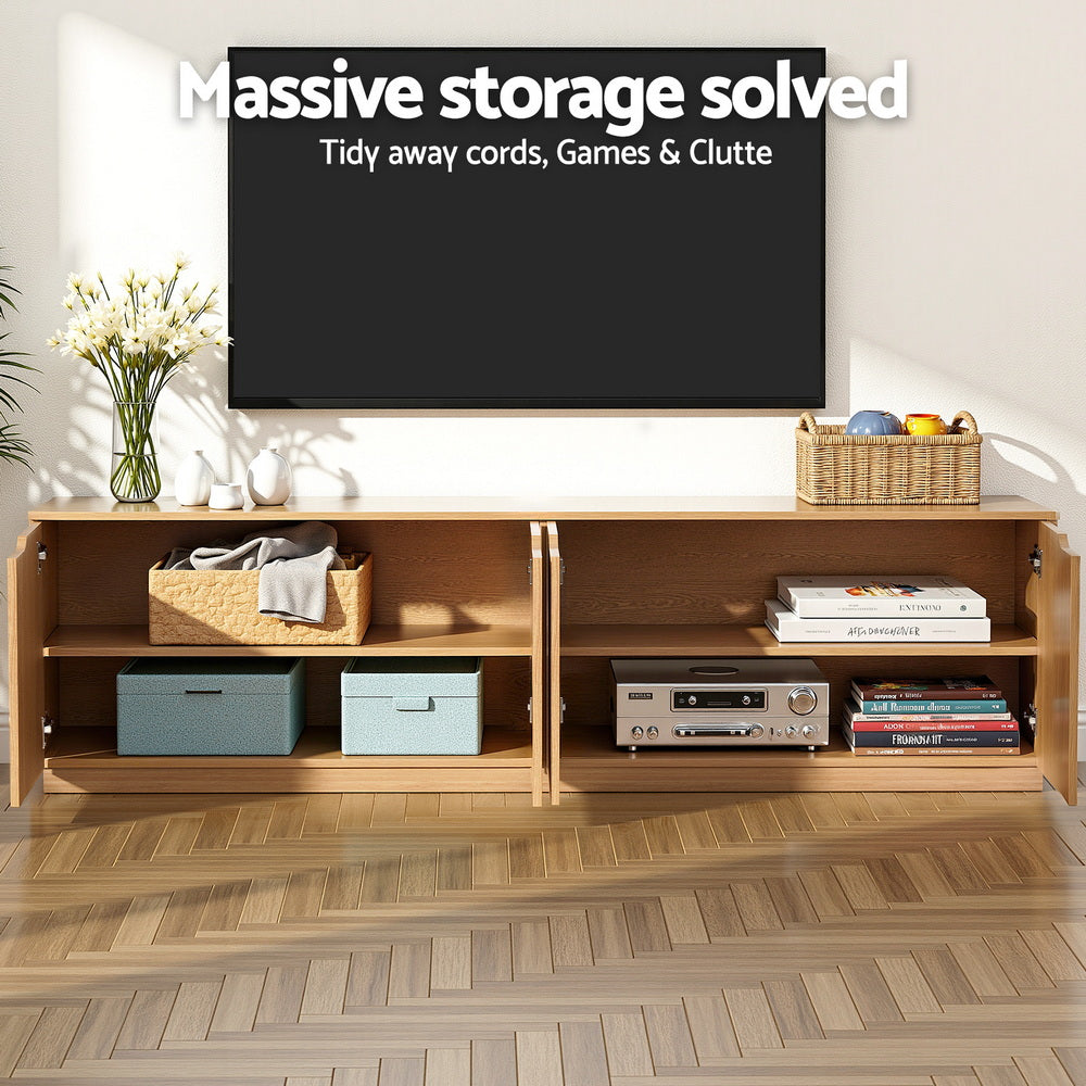 Merritt Contemporary TV Unit 180cm – Pine
