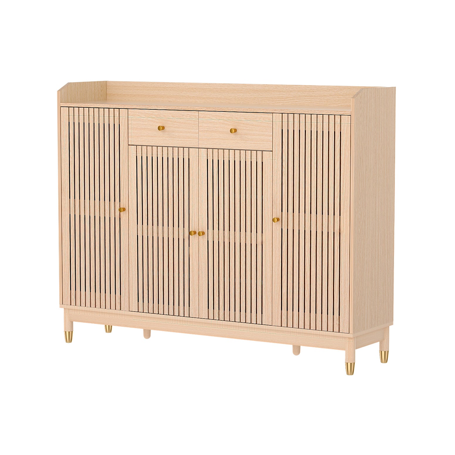 Artiss Shoe Rack Cabinet with Shelves 26 Pairs Pine - Homecoze