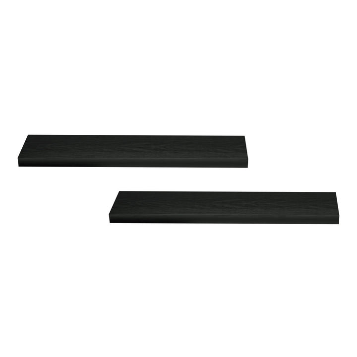 Artiss Floating Wall Shelf Set of 2 Black 90CM - Homecoze
