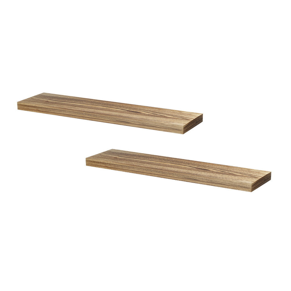 Artiss Floating Wall Shelf Set of 2 Wood 90CM - Homecoze