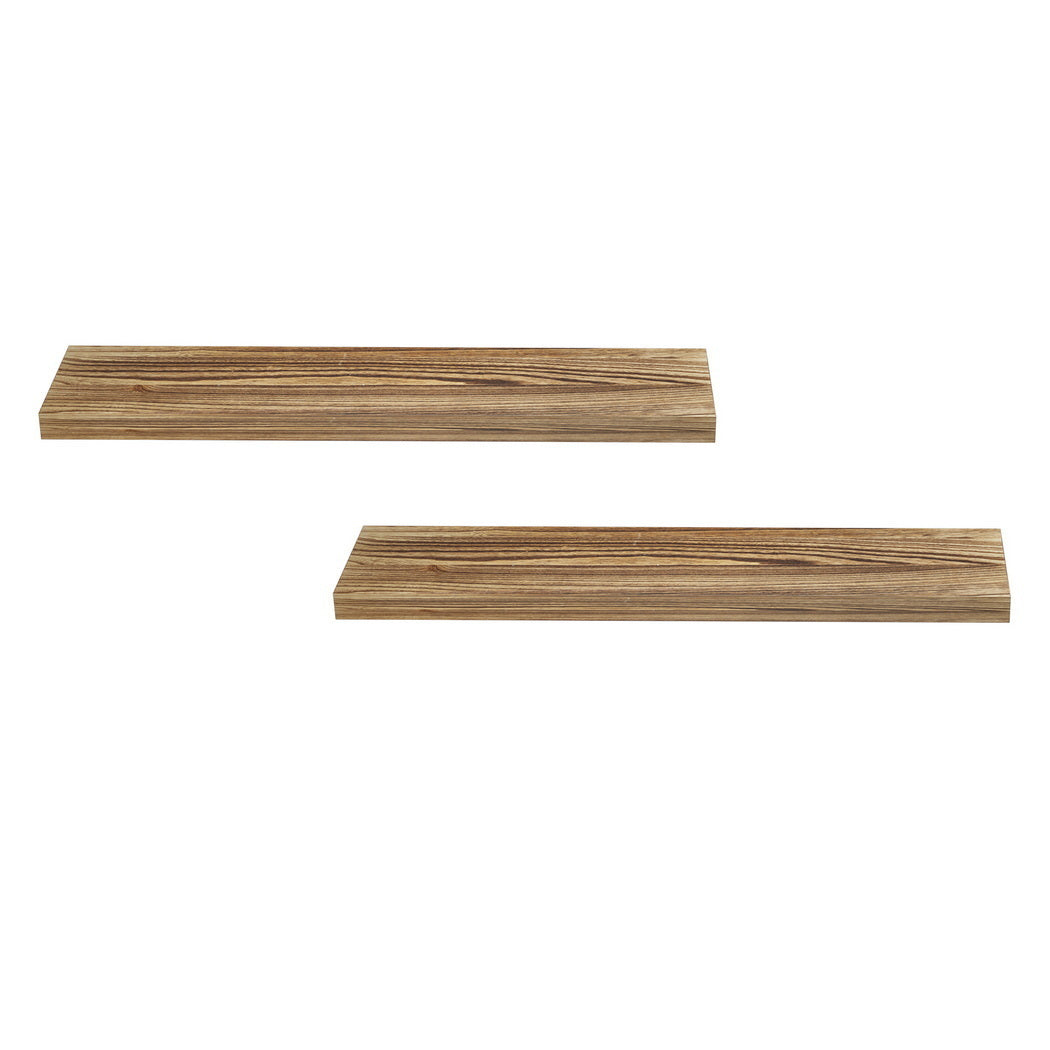 Artiss Floating Wall Shelf Set of 2 Wood 90CM - Homecoze