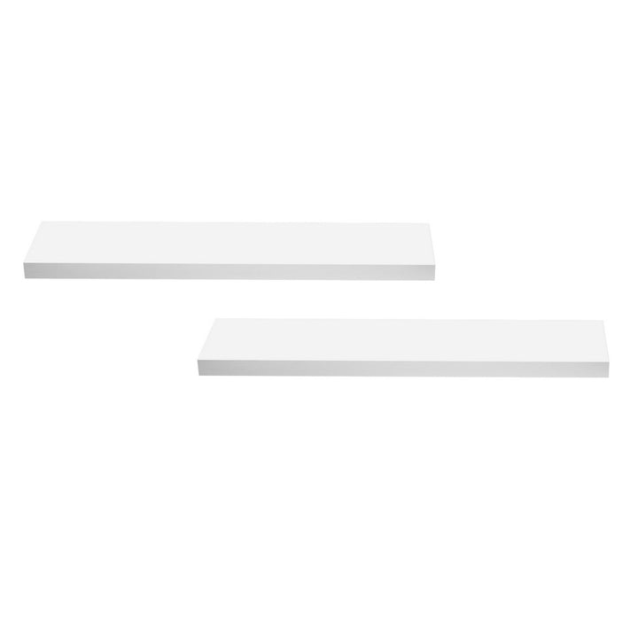 Artiss Floating Wall Shelf Set of 2 White 90CM - Homecoze