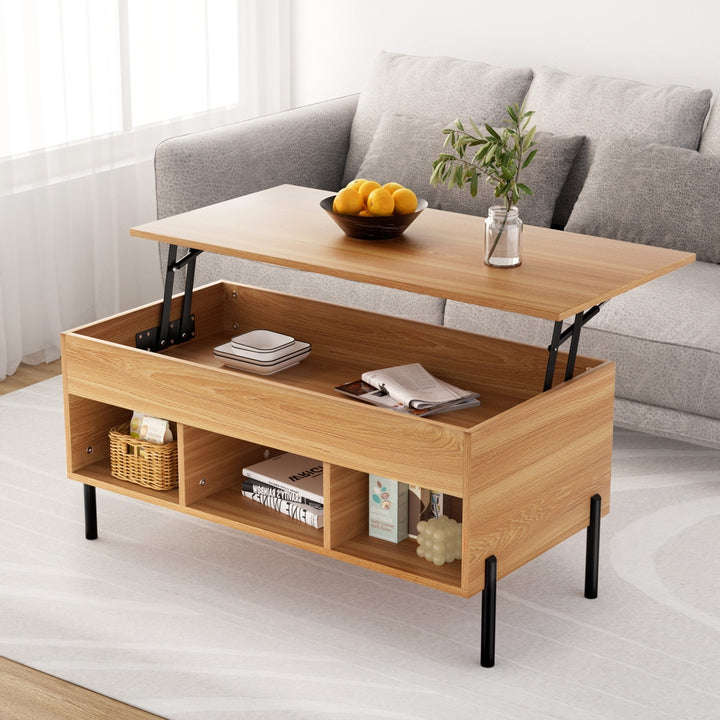 Artiss Coffee Table Lift-top Oak - Homecoze