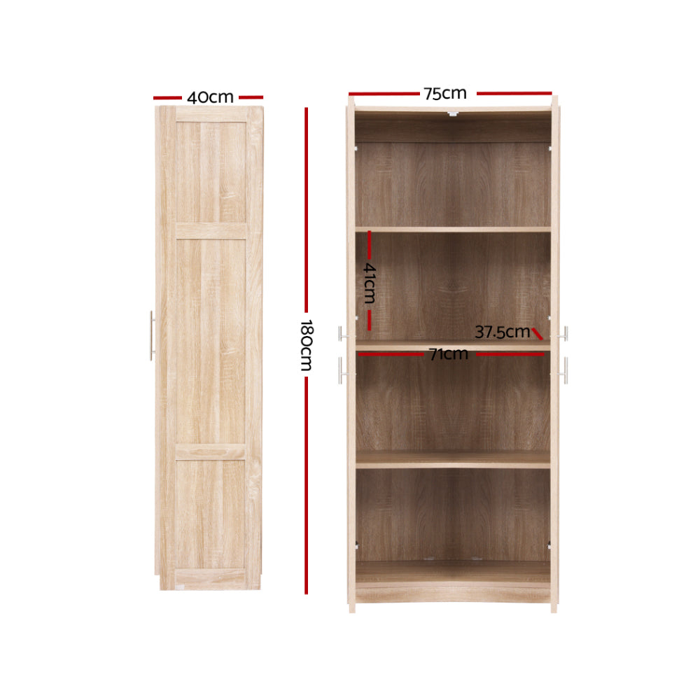 Artiss Buffet Sideboard Cupboard Cabinet Pantry Organiser Adjustable Shelves - Homecoze