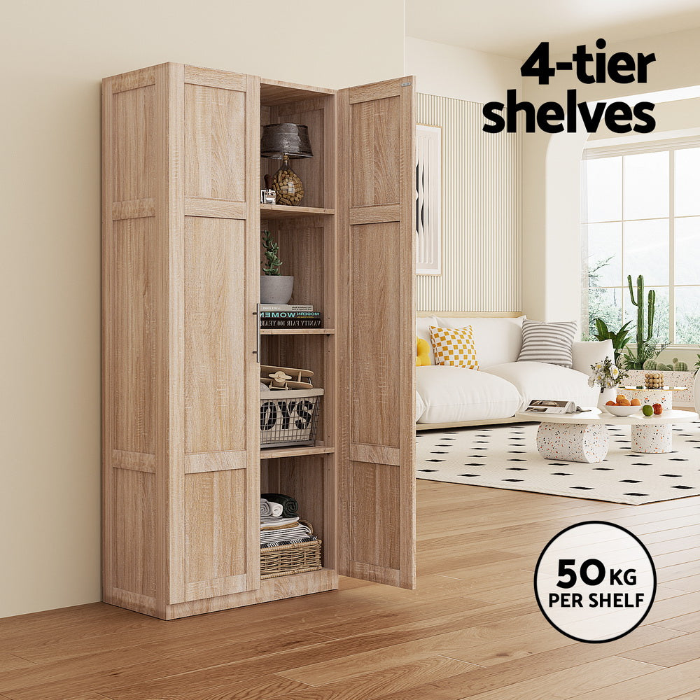 Artiss Buffet Sideboard Cupboard Cabinet Pantry Organiser Adjustable Shelves - Homecoze
