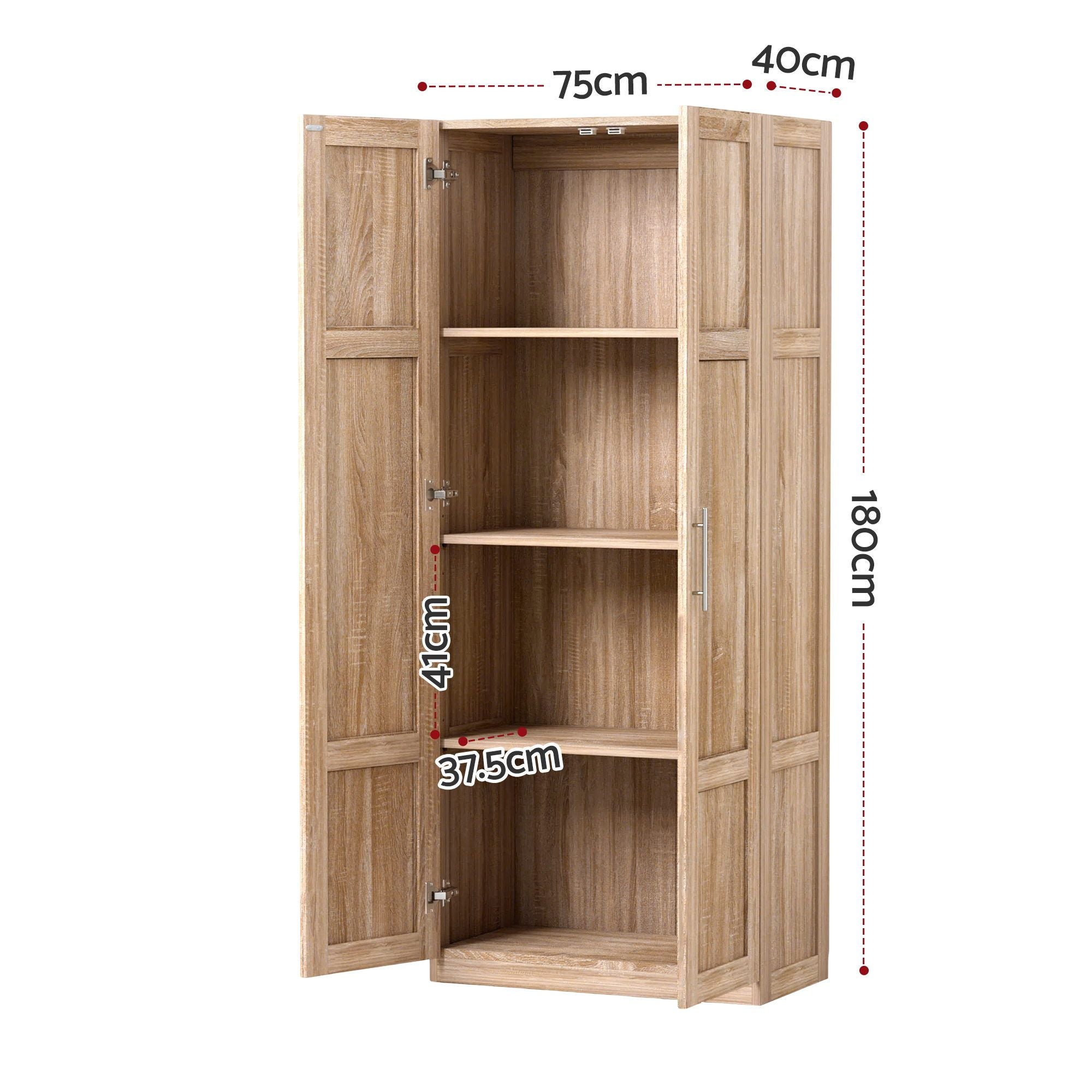 Abigail Linen & Pantry Storage Cabinet - Pine