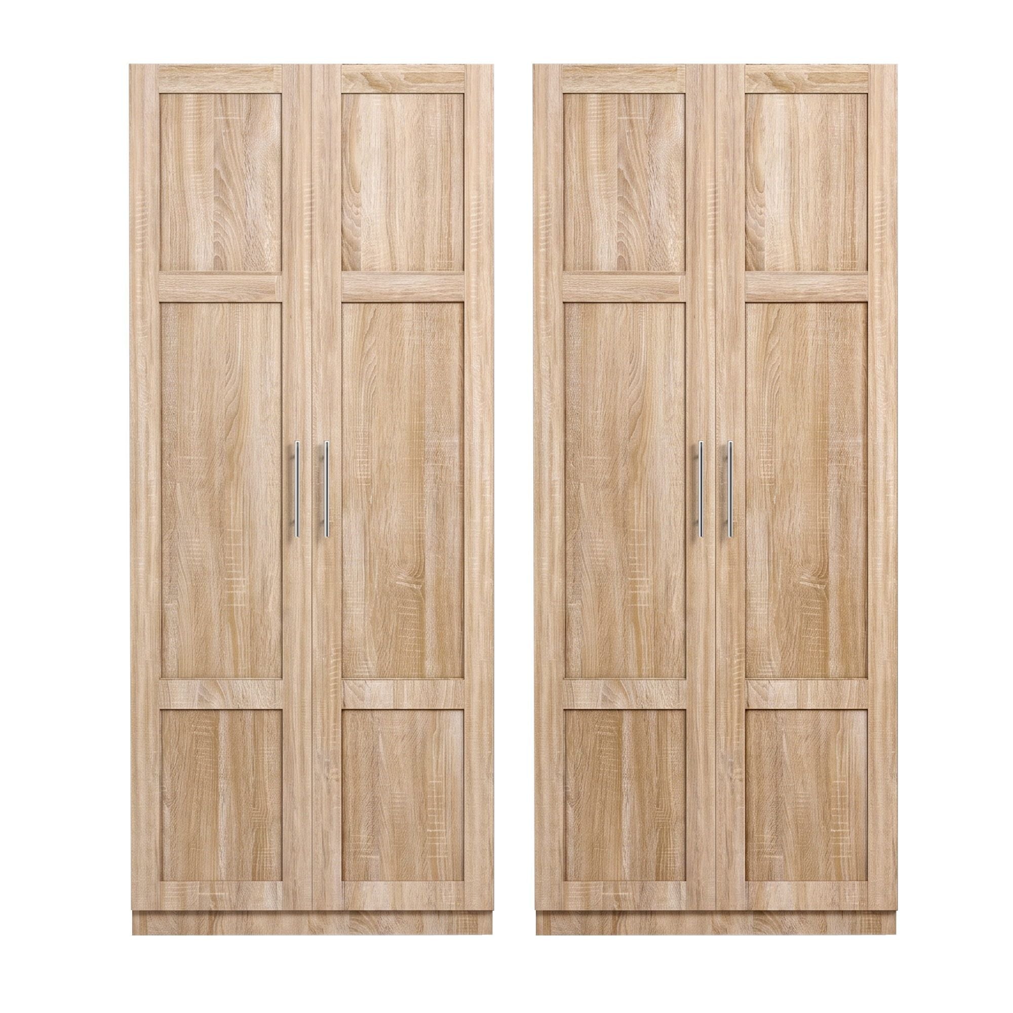 Abigail (Set of 2) Linen & Pantry Storage Cabinets - Pine