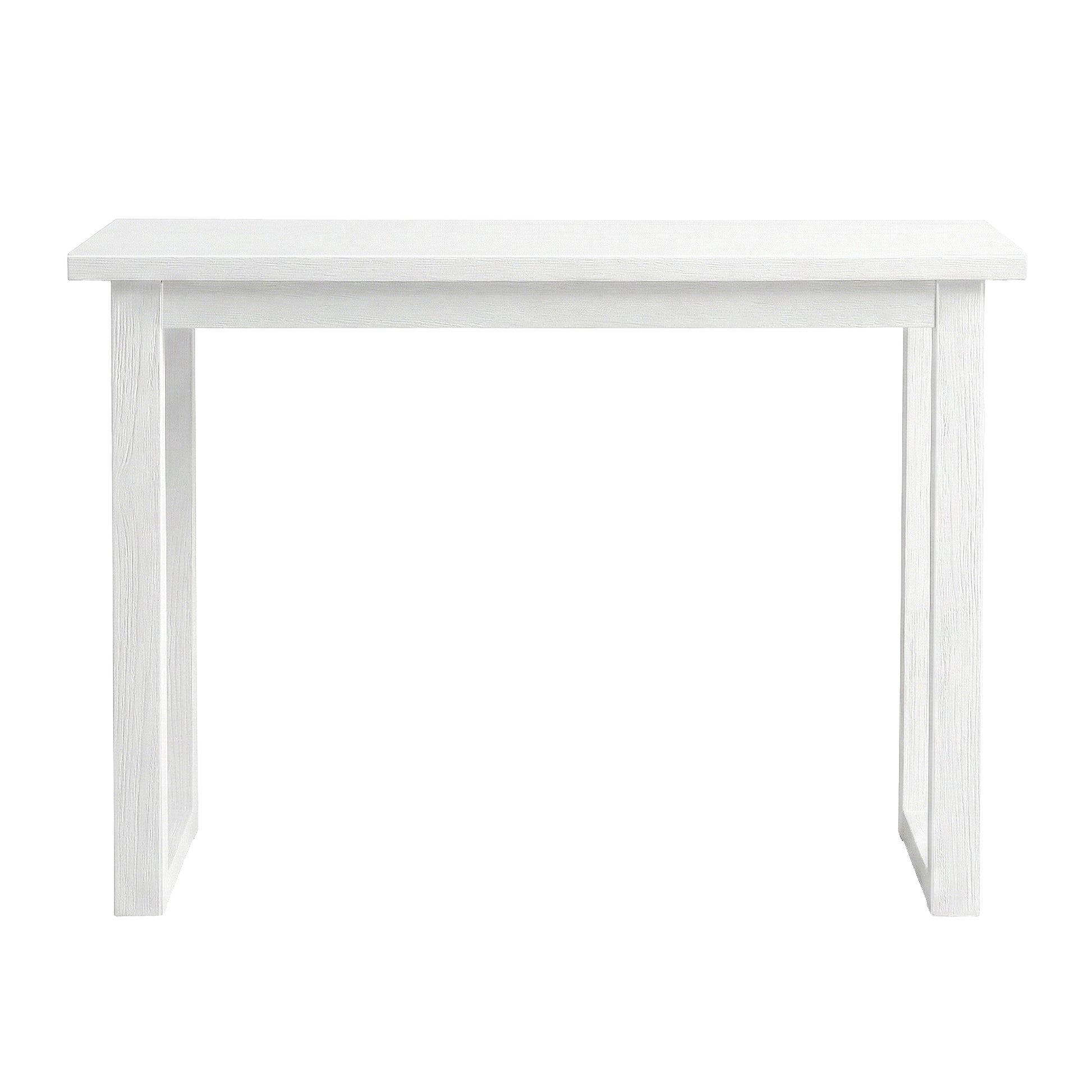 Oslo Wood Grain Console Table - White - Homecoze